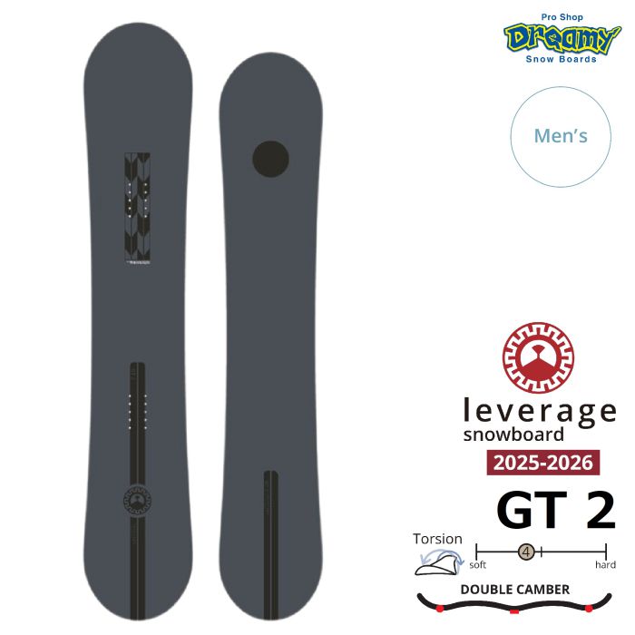 25-26 leverage GT1 149/152/155 ダブルキャンバー カーボンシングル