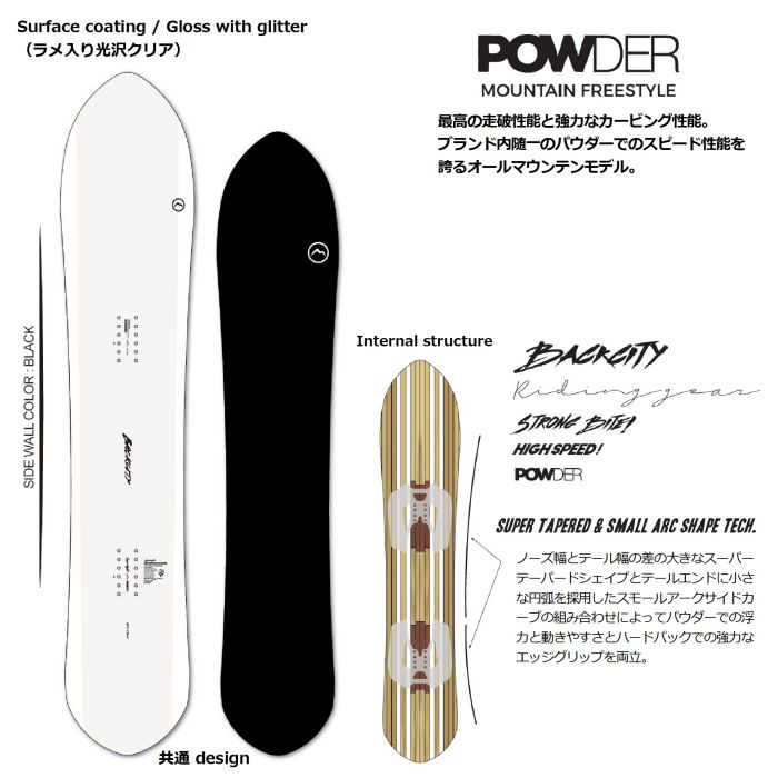 25-26 NOVEMBER BACKCITY パウダーキャンバー ディレクショナル オール