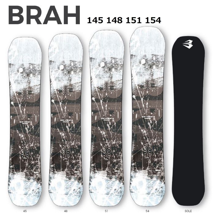スノーボード BC STREAM BRAH151 25-26 BC STREAM BRAH 145/148/151/154 ツイン ダブルロッカー セミ