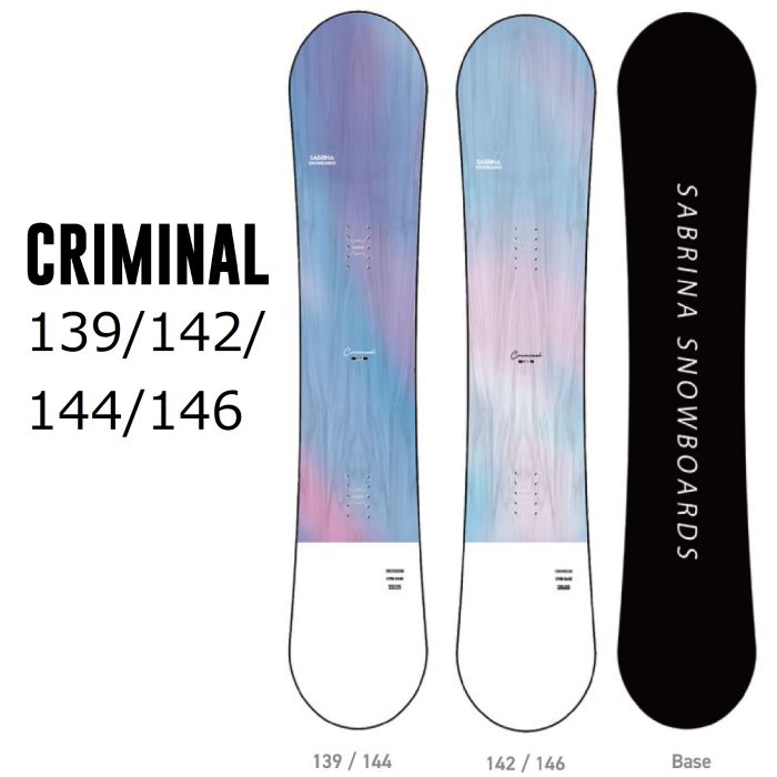 25-26 SABRINA CRIMINAL 139/142/144/146 ツインチップ キャンバー