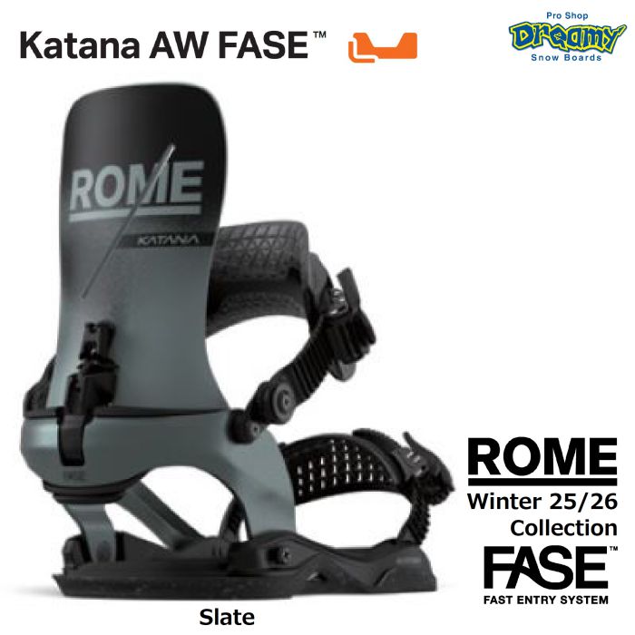 25-26 ROME Katana AW FASE Slateファストエントリーシステム