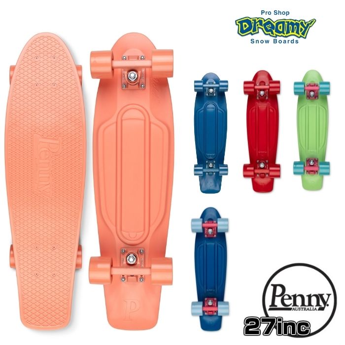 ★即納★Penny ペニースケートボード 1NST1 1NCL8 新色 27インチ 特殊プラスティック ウィール59mm Abec7 STEEL  正規品-スノーボード（キッズ）・サーフィンの専門店｜DREAMY