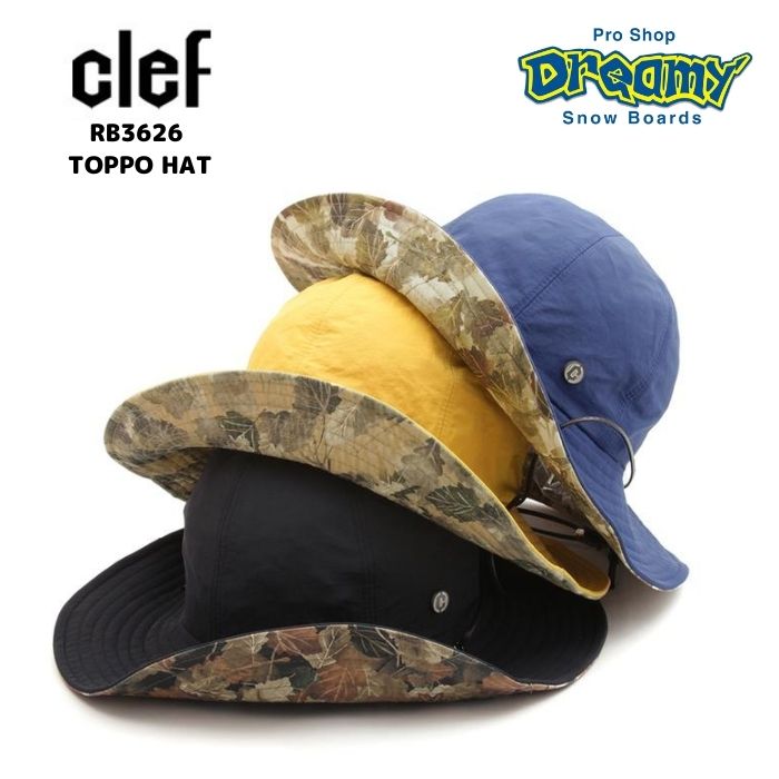 clef クレRB3626 TOPPO HAT ハット SIZE 約58cm~59.5cm 帽子 ロゴ  正規品-スノーボード（キッズ）・サーフィンの専門店｜DREAMY