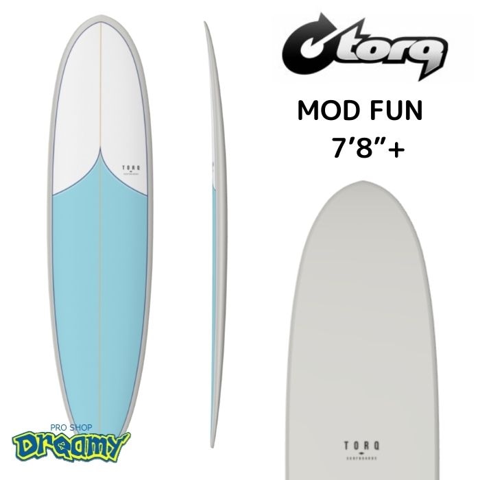 TORQ Surfboard トルクサーフボード CLASSIC MOD FUN 7’8”V+ クラシック モッドファン エポキシ サーフィン  SURF 正規品-スノーボード（キッズ）・サーフィンの専門店｜DREAMY