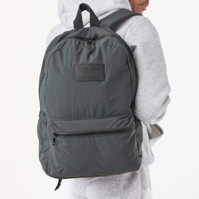 ALOHA アロハ aloha-collection Keep It Light Backpack Monocrome BLK 