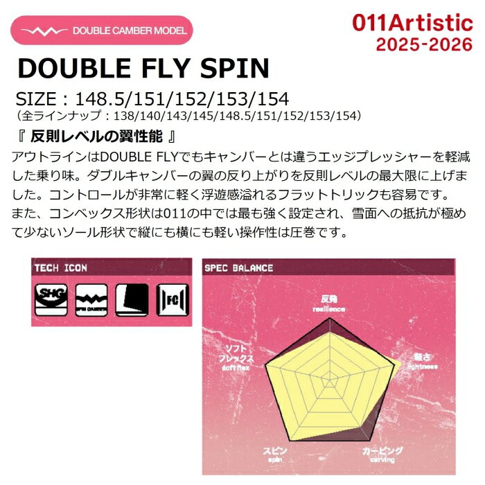 25-26 011Artistic DOUBLE FLY SPIN 151/152 ゼロワンワンアーティ