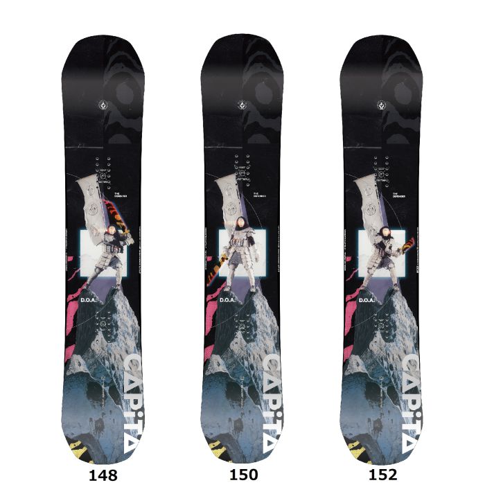 25-26 CAPITA D.O.A ハイブリッドキャンバー ツイン 超軽量ウッドコア