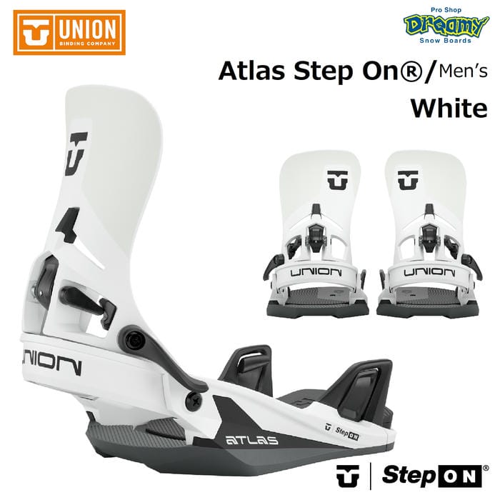 UNION ATLAS バインディング　White Mサイズ UNION ATLAS バインディング White Mサイズ UNION BINDING（ユニオン