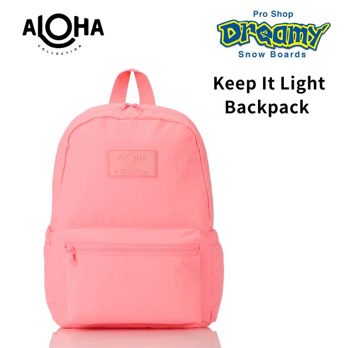 ALOHA アロハ aloha-collection Keep It Light Backpack Monochrome