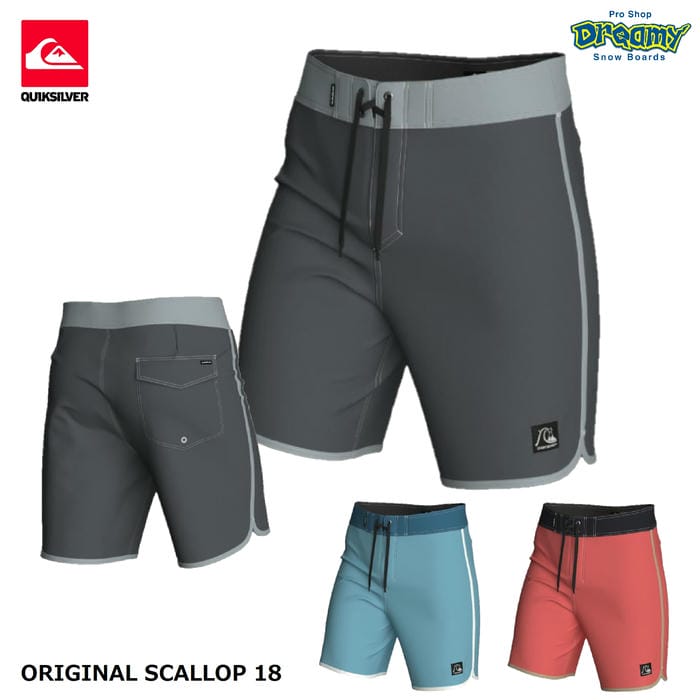 SummerSale】QUIKSILVER ORIGINAL SCALLOP 18 EQYBS04880 ボード