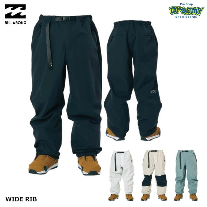 BILLABONG WIDE RIB BF01M702 スノーパンツ リラックスワイドフィット