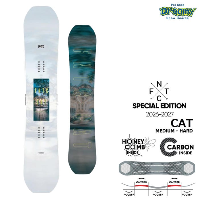 26-27 FNTC CAT ダブルキャンバーモデル グラトリ カービング ミドル