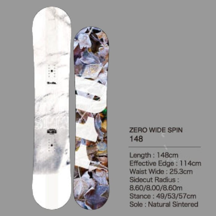 26-27 011 Artistic ZERO WIDE SPIN 148/150/152 ゼロワンワンアーティ
