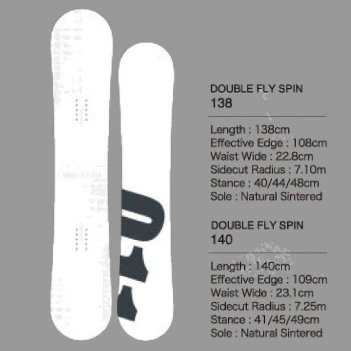 26-27 011 Artistic DOUBLE FLY SPIN 138/140/143/145 ゼロワンワン