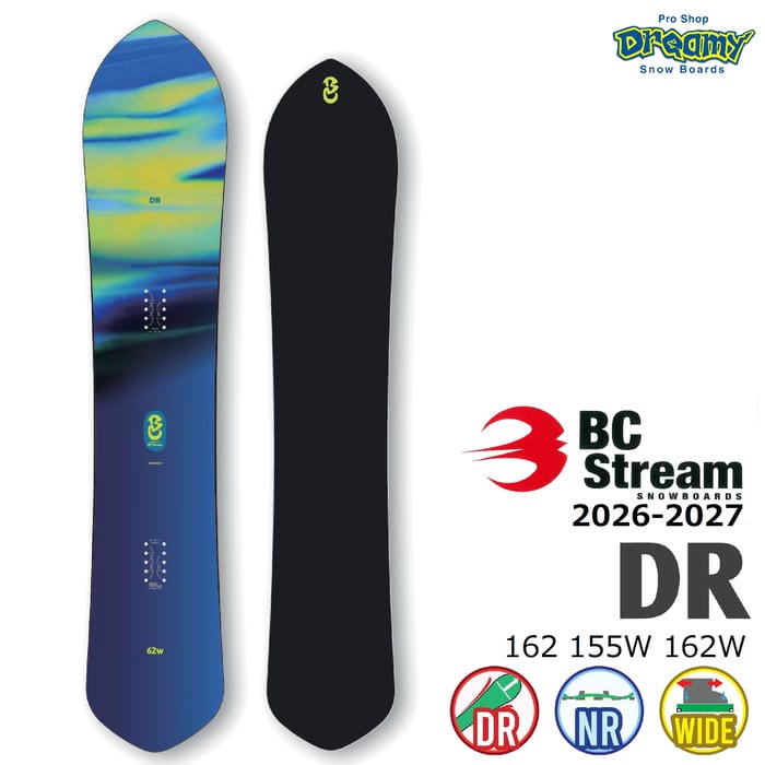 26-27 BC STREAM DR ディレクショナル ノーズロッカー パウダー オール