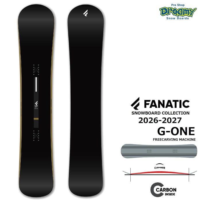 26-27 FANATIC G-ONE 160 フルキャンバー ディレクショナル カーボン