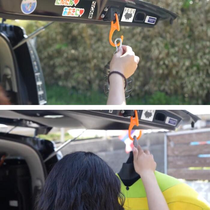 kaukau ハッチバック用 フック OLIVE サーフィン ハンガー ウェット