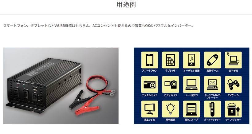 PI-1000/24V セルスター DC/ACインバーター DC24V専用【取寄せ(3～5