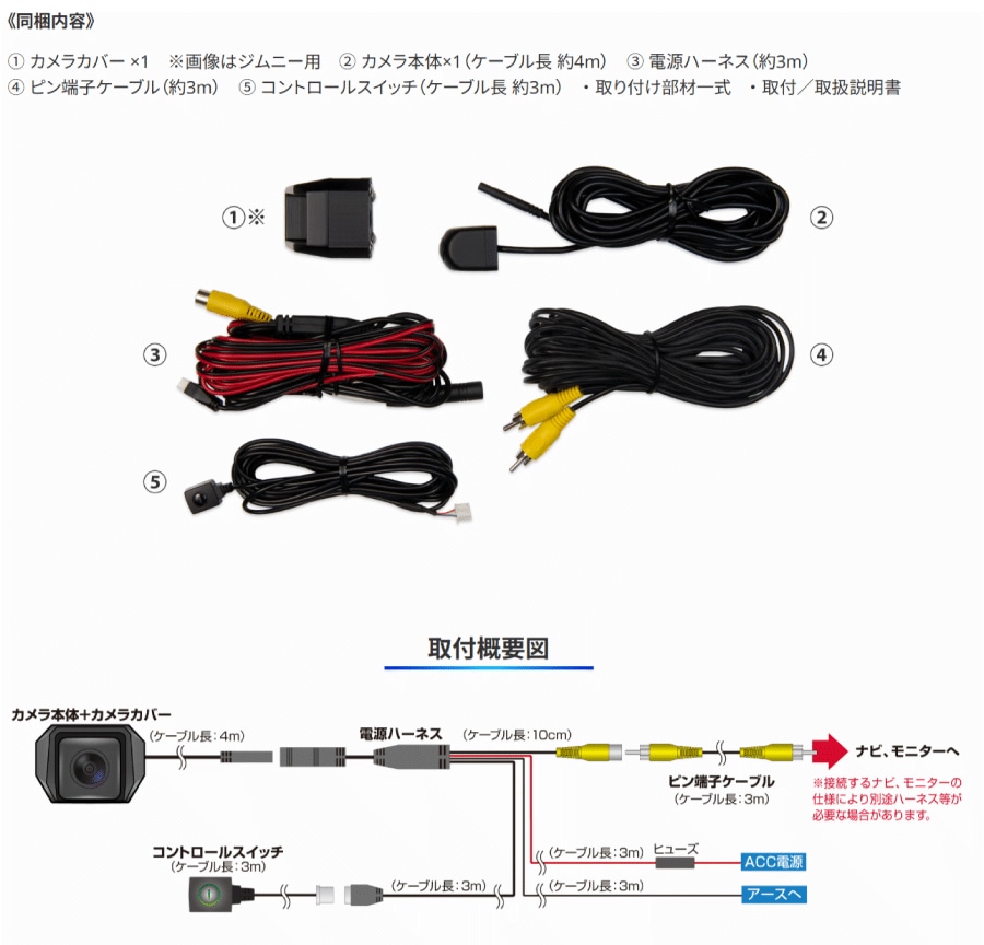 送料無料】FCK-274J3M データシステム マルチVIEWフロントカメラキット