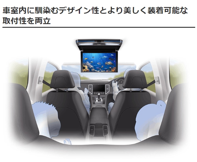 カロッツェリアTVM-FW1100II-B 11.6V型ワイドフリップダウン 送料無料】TVM-FW1100II-B カロッツェリア パイオニア 11.6V 型ワイド