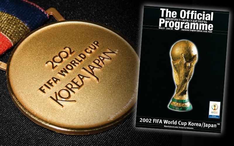 2002 FIFA World Cup Winner's Gold Medal and official programme