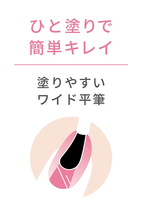 塗りやすいワイド平筆