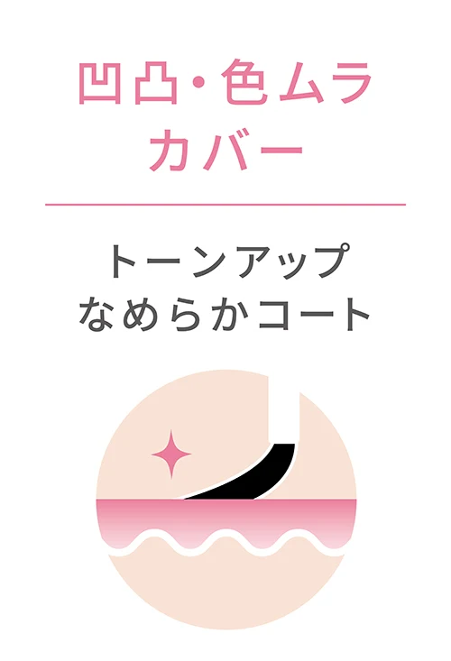 トーンアップなめらかコート