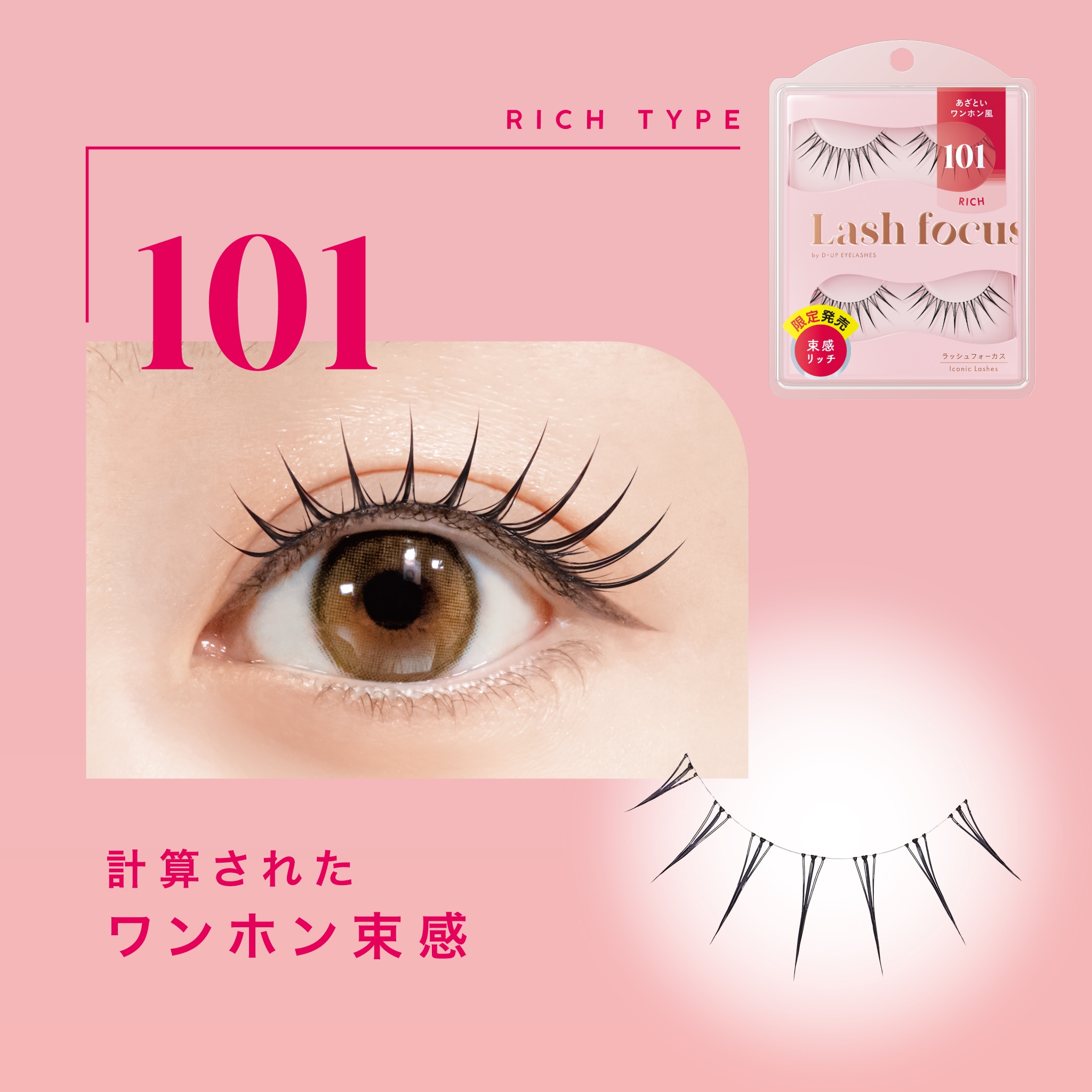 Thought Lash 英語 4枚セット ラッシュフォーカス 08 ＜ロングタイプ＞｜D-UP ONLINE SHOP公式通販