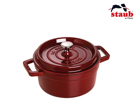 新品(未使用)】STAUB ストウブ ピコ・ココット ラウンド 20cm（赤