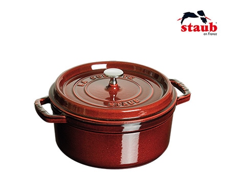 正規品新作STAUB ストウブ ピコ・ココット ラウンド 24 鋳物 ホーロー鍋 調理器具