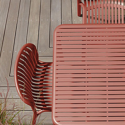 ブレネ テーブル & チェア レッド / BRENE Table & Chair - RED