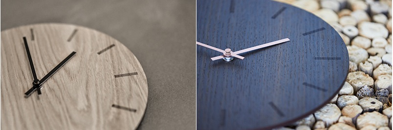 Wall Clock 【HEMVERK】 Light Oak φ280mm/φ380mm ｜ Dark Oak φ280mm