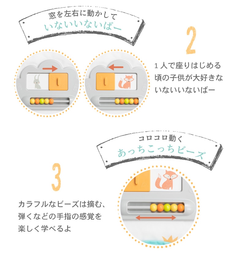 日本育児 洗えてたためるポータブルベビーサークル専用　洗えるソフトトイパネル ※本体は別売りです。