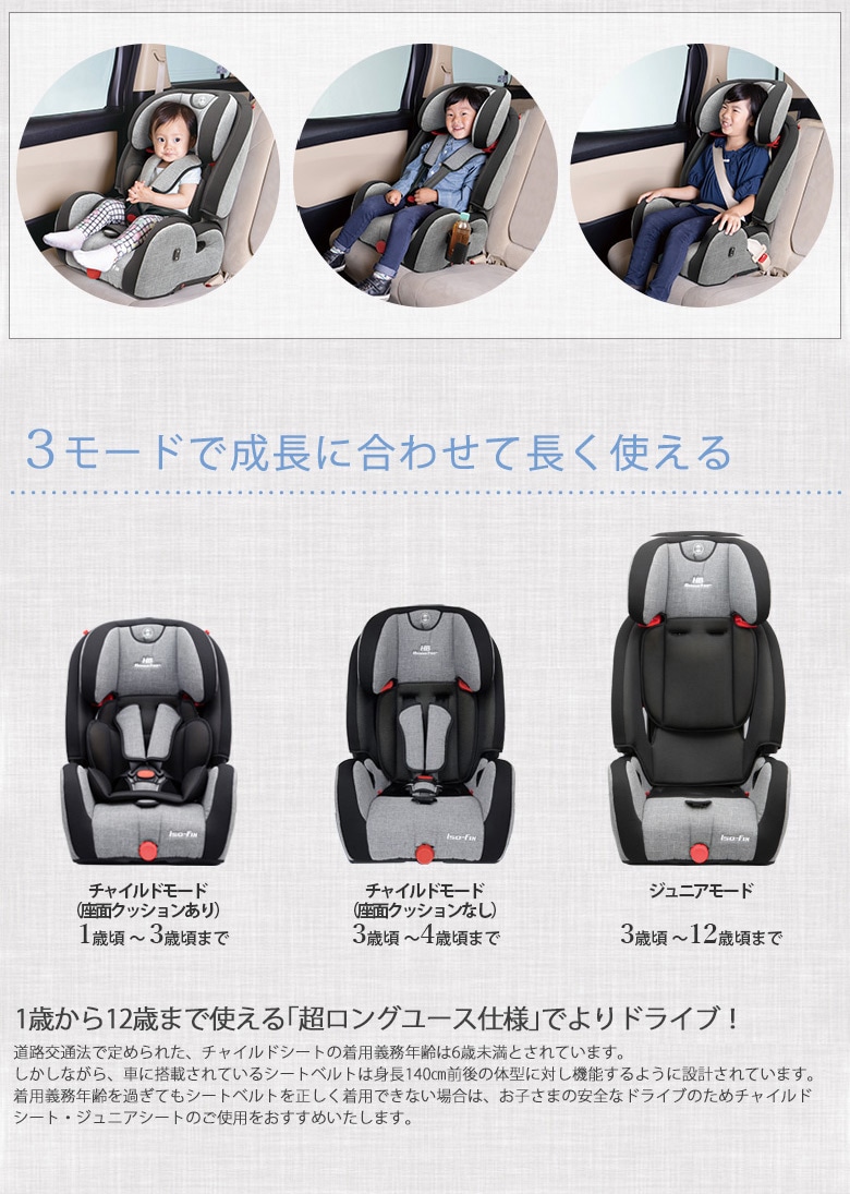 日本育児 ハイバックブースターEC Fix（送料無料） すべての商品 日本育児公式オンラインショップ eBaby-Select
