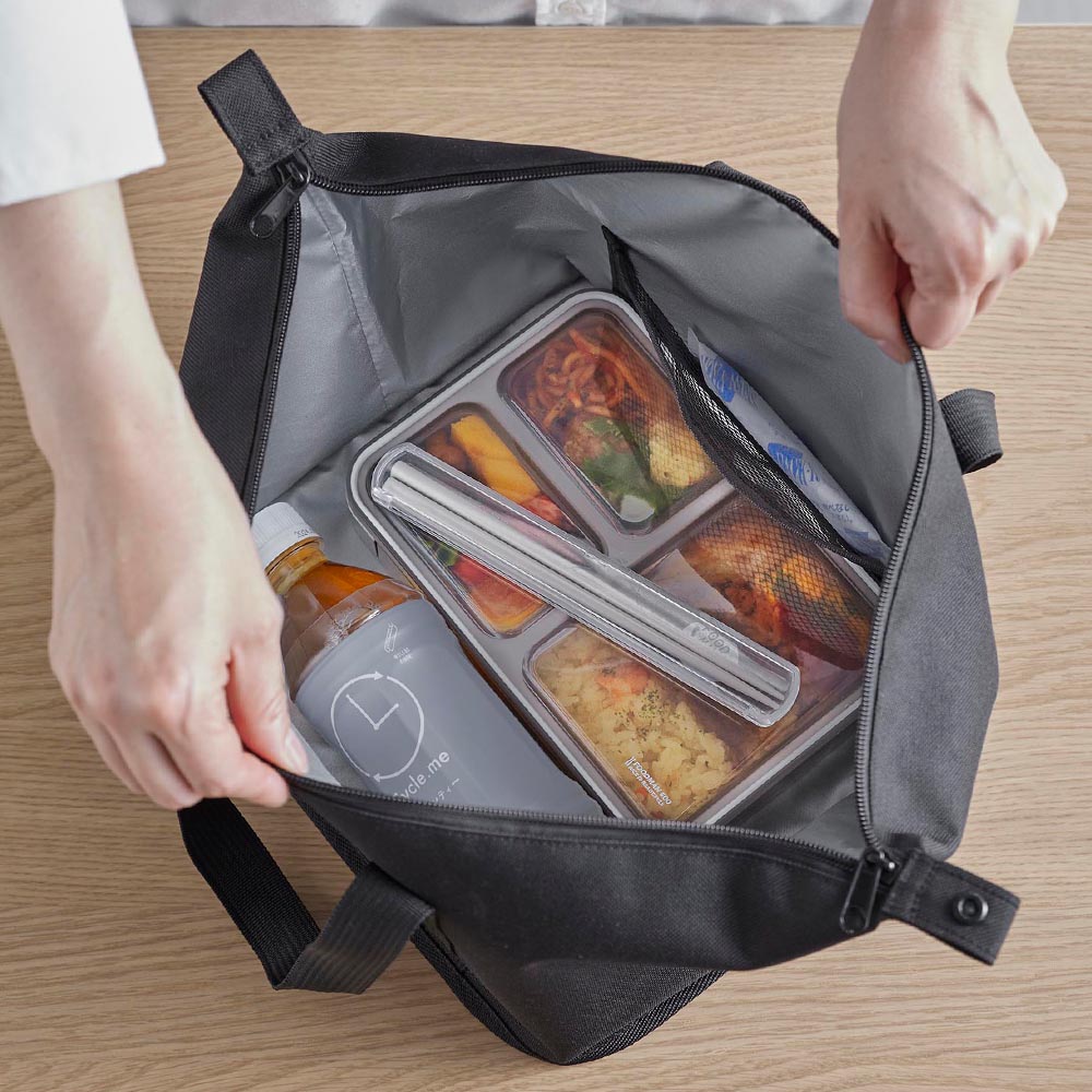 スーパー・コンビニ弁当がそのまま入る洗えるお弁当バッグ タワー 山崎