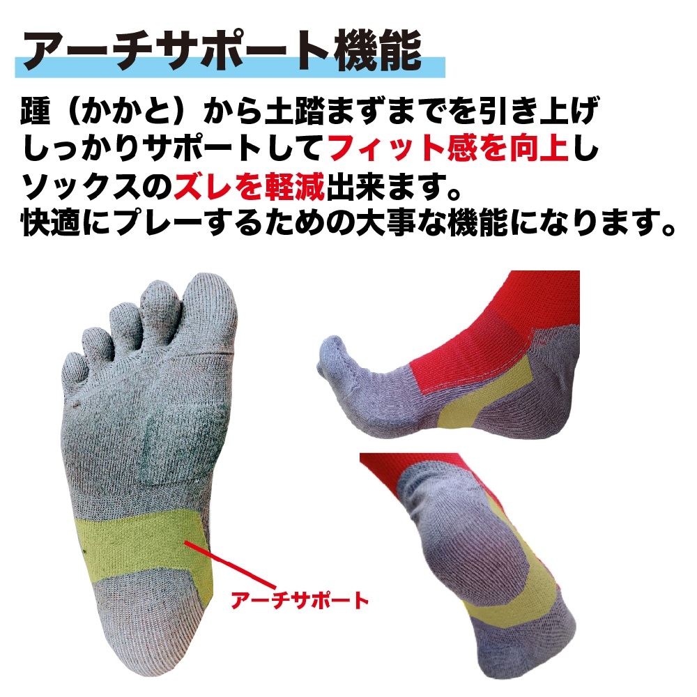 グリップソックス『nanobite sox 5finger』 | すべての商品 | Earls Court