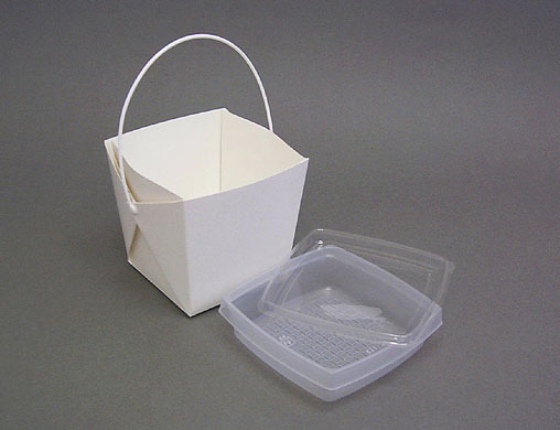 取っ手付ランチボックス フードコンテナ 中皿蓋付 Fc 9090f 弁当容器 テイクアウト用 個 弁当容器 カフェ 飲食店向け消耗品通販のイーカフェサプライ