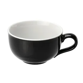 ラテボウル 7 オンス 黒 コーヒーカップ