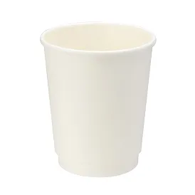 二重断熱紙コップ 8オンス 白