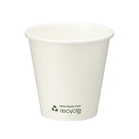 紙コップ プラスチックフリー 9オンス 両面コート 白 φ90mm 50個
