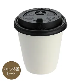紙コップ蓋付 8オンス