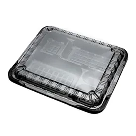 弁当容器 RP-4-2H 本体 黒 E（蓋別売）