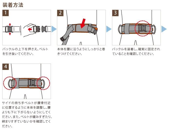 幸和製作所 テイコブ 楽々入浴用介助ベルト AB21-OR オレンジ