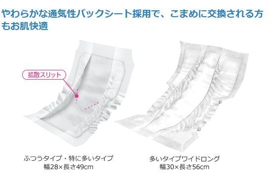 大王製紙 アテント 昼安心通気パッド ふつう / 773111 51枚×6袋セット