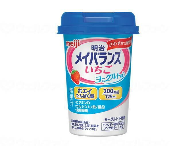 明治 メイバランスMiniカップ いちごヨーグルト味/125mL×24個セット