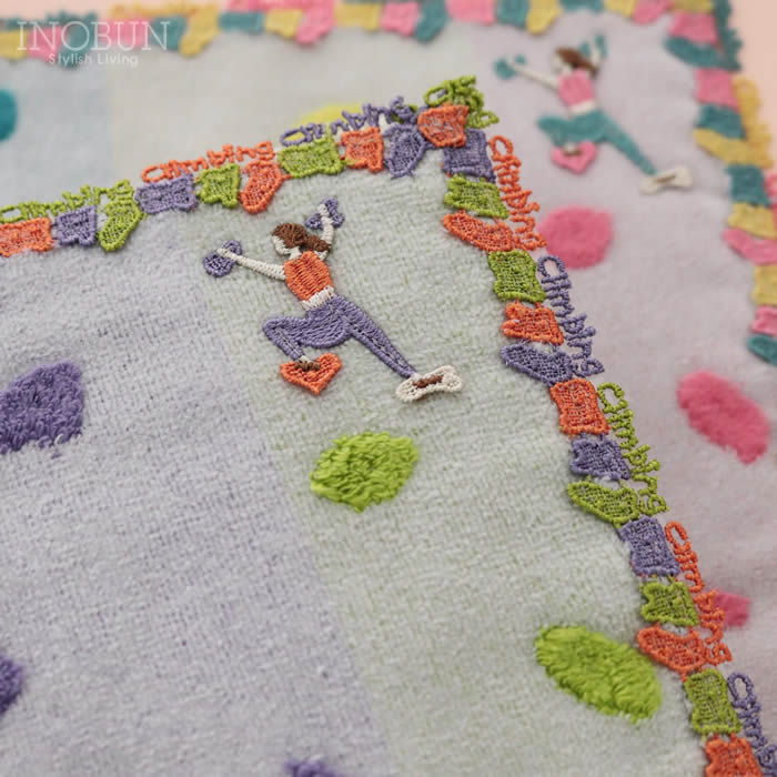 近沢レース店 ボルダリング オレンジMIX 11月 シーズンタオルハンカチ