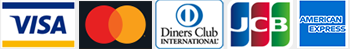 VISA Master Diners JCB AMEX