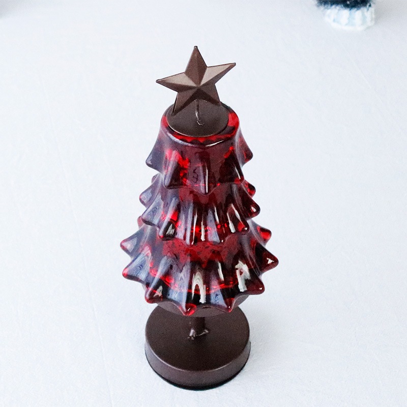 グラスツリーランプ レッド