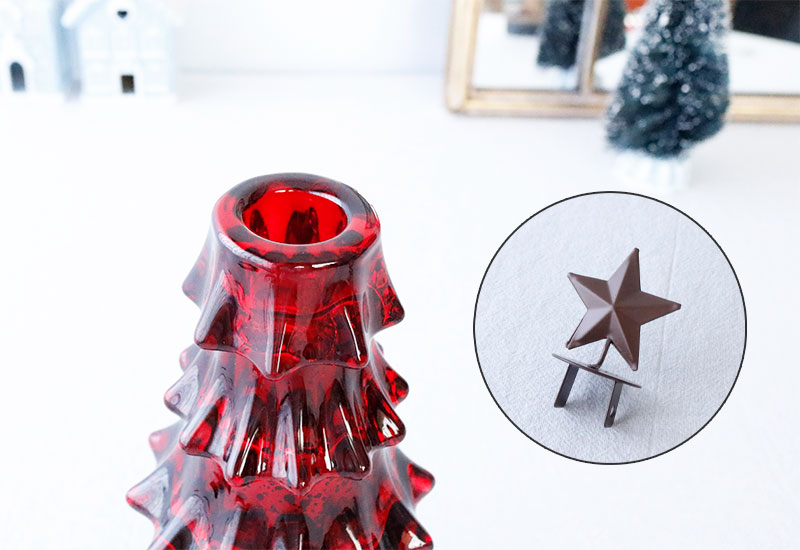 グラスツリーランプ レッド