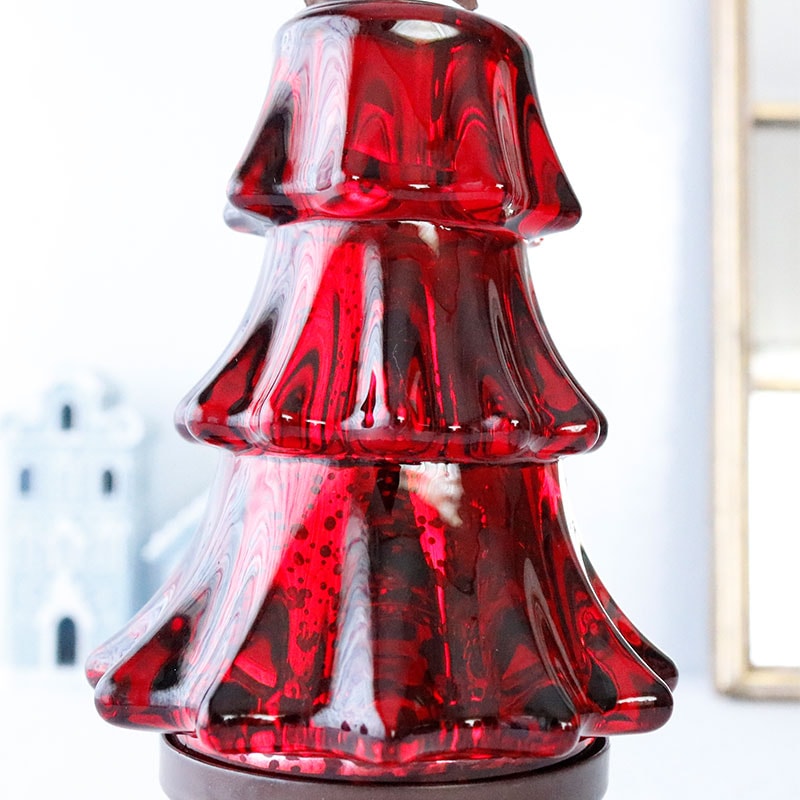 グラスツリーランプ レッド